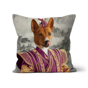 The Asian Emperor: Custom Pet Pillow - Paw & Glory - Dog Portraits - Pet Portraits