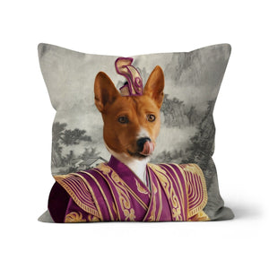 The Asian Emperor: Custom Pet Pillow - Paw & Glory - Dog Portraits - Pet Portraits