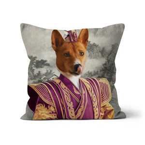 The Asian Emperor: Custom Pet Pillow - Paw & Glory - Dog Portraits - Pet Portraits