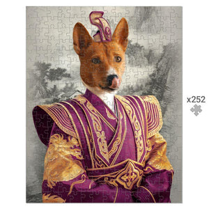 The Asian Emperor: Custom Pet Puzzle - Paw & Glory - Dog Portraits - Pet Portraits