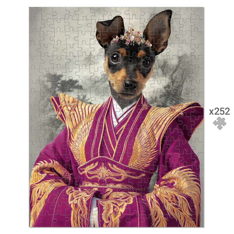 The Asian Empress: Custom Pet Puzzle - Paw & Glory - Dog Portraits - Pet Portraits