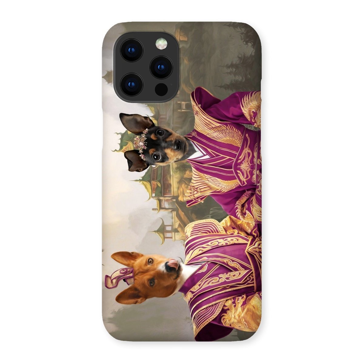 The Asian Rulers: Custom Pet Phone Case - Paw & Glory - Dog Portraits - Pet Portraits