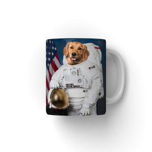 The Astronaut: Custom Pet Coffee Mug - Paw & Glory - Dog Portraits - Pet Portraits