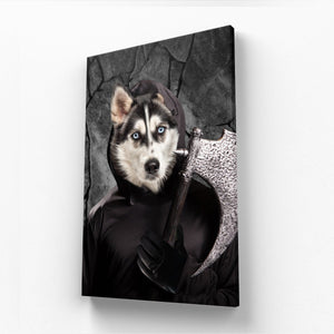 The Bark Reaper: Custom Pet Canvas - Paw & Glory - Dog Portraits - Pet Portraits