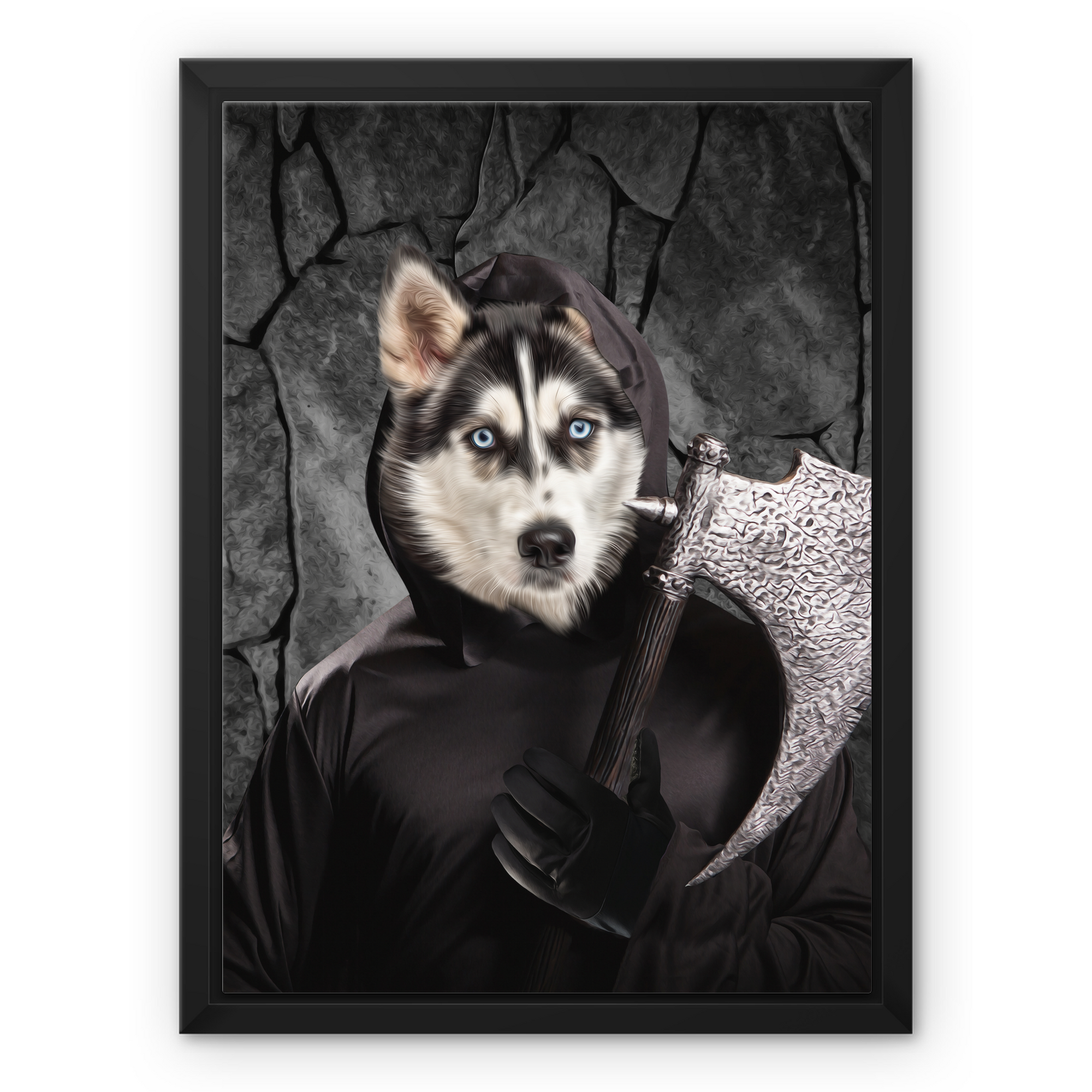 The Bark Reaper: Custom Pet Canvas - Paw & Glory - Dog Portraits - Pet Portraits