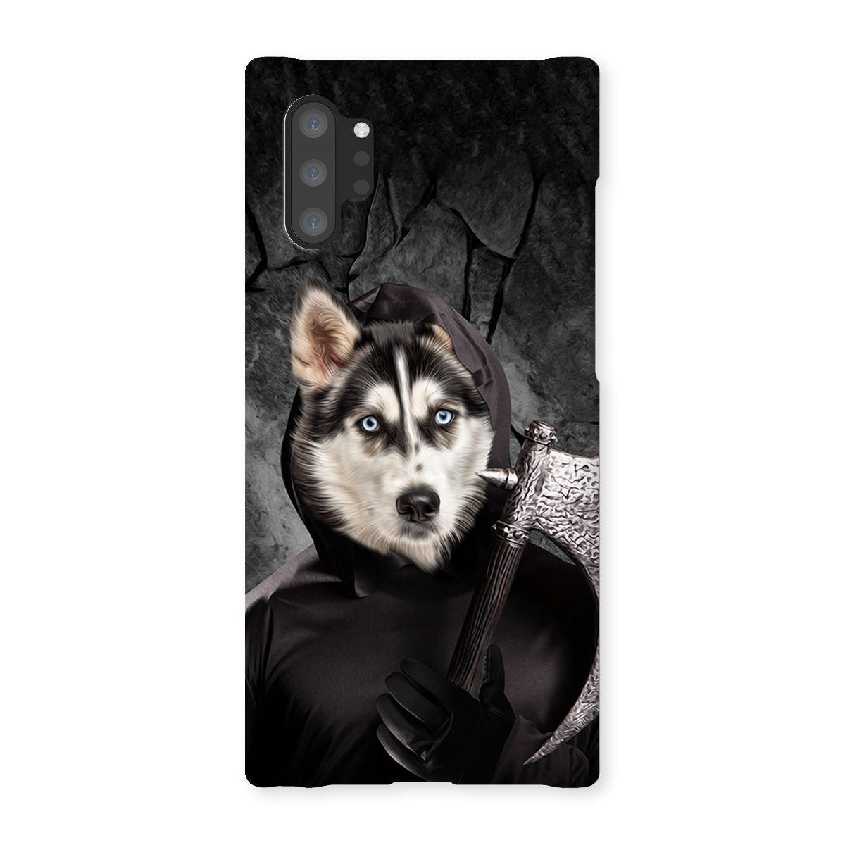 The Bark Reaper: Custom Pet Phone Case - Paw & Glory - Dog Portraits - Pet Portraits