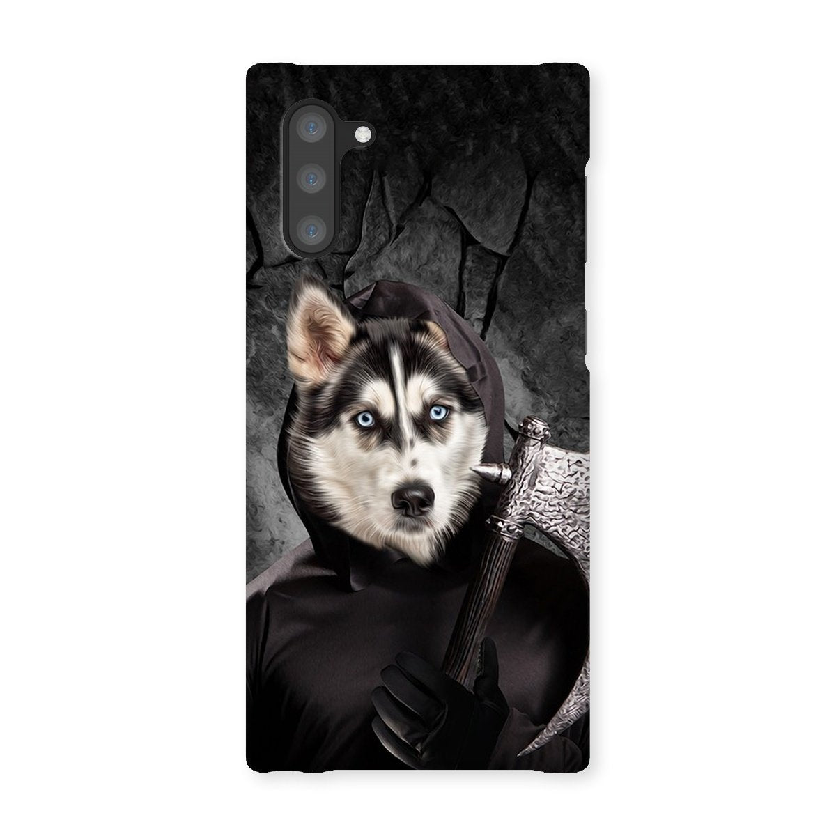 The Bark Reaper: Custom Pet Phone Case - Paw & Glory - Dog Portraits - Pet Portraits