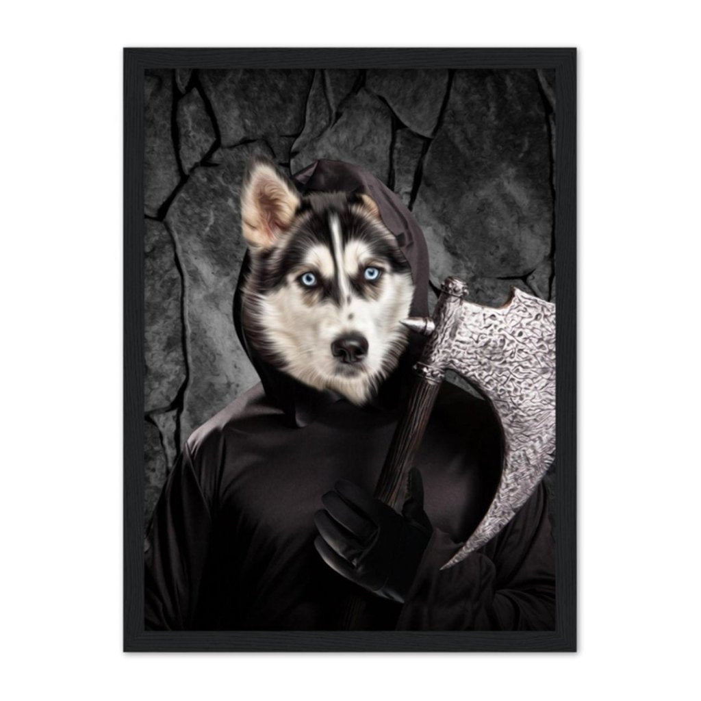 The Bark Reaper: Custom Pet Portrait - Paw & Glory - Dog Portraits - Pet Portraits