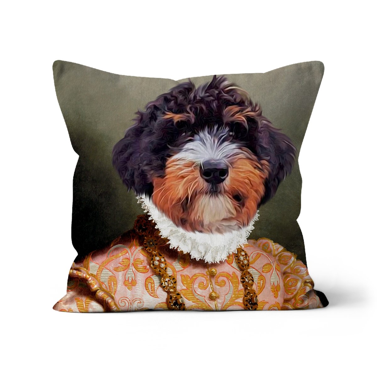 The Baroness: Custom Pet Pillow - Paw & Glory - Dog Portraits - Pet Portraits