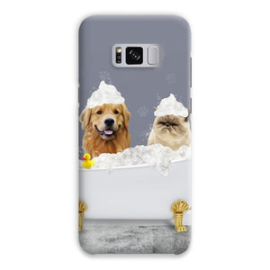 The Bath Tub: Custom 2 Pet Snap Phone Case - Paw & Glory - Dog Portraits - Pet Portraits