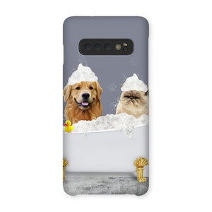 The Bath Tub: Custom 2 Pet Snap Phone Case - Paw & Glory - Dog Portraits - Pet Portraits