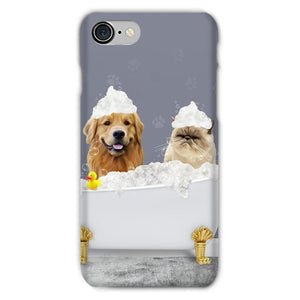 The Bath Tub: Custom 2 Pet Snap Phone Case - Paw & Glory - Dog Portraits - Pet Portraits