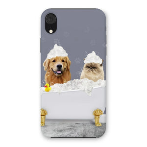 The Bath Tub: Custom 2 Pet Snap Phone Case - Paw & Glory - Dog Portraits - Pet Portraits