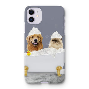 The Bath Tub: Custom 2 Pet Snap Phone Case - Paw & Glory - Dog Portraits - Pet Portraits