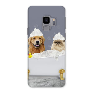 The Bath Tub: Custom 2 Pet Snap Phone Case - Paw & Glory - Dog Portraits - Pet Portraits