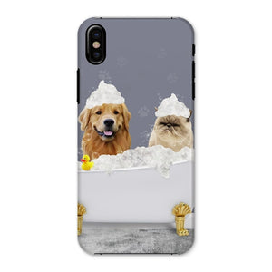 The Bath Tub: Custom 2 Pet Snap Phone Case - Paw & Glory - Dog Portraits - Pet Portraits