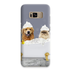 The Bath Tub: Custom 2 Pet Snap Phone Case - Paw & Glory - #pet portraits# - #dog portraits# - #pet portraits uk#