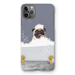 The Bath Tub: Custom Pet Phone Case - Paw & Glory - Dog Portraits - Pet Portraits