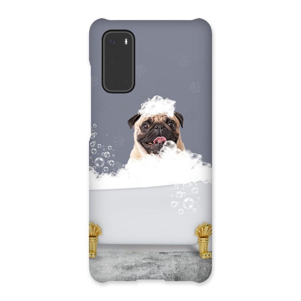 The Bath Tub: Custom Pet Phone Case - Paw & Glory - Dog Portraits - Pet Portraits