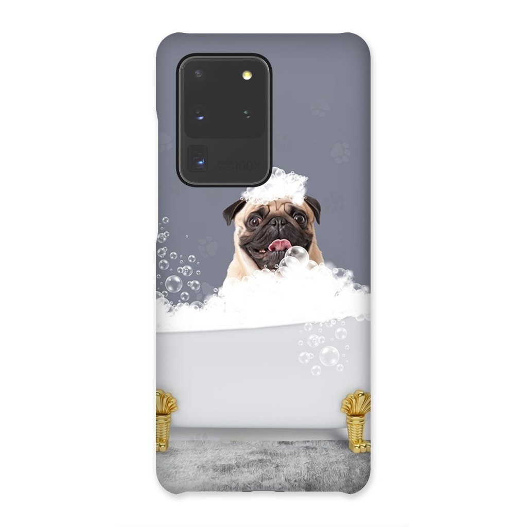 The Bath Tub: Custom Pet Phone Case - Paw & Glory - Dog Portraits - Pet Portraits