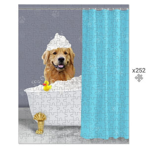 The Bath Tub: Custom Pet Puzzle - Paw & Glory - Dog Portraits - Pet Portraits