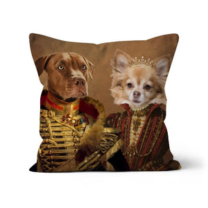 The Betrothed: Custom Pet Pillow - Paw & Glory - Dog Portraits - Pet Portraits