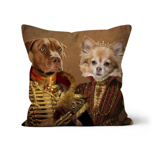 The Betrothed: Custom Pet Pillow - Paw & Glory - Dog Portraits - Pet Portraits