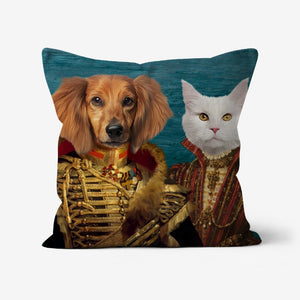 The Betrothed: Custom Pet Pillow - Paw & Glory - Dog Portraits - Pet Portraits