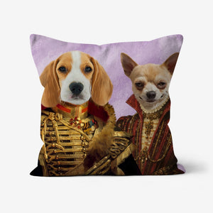 The Betrothed: Custom Pet Pillow - Paw & Glory - Dog Portraits - Pet Portraits