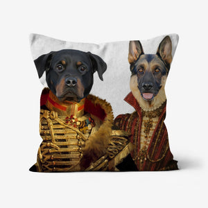 The Betrothed: Custom Pet Pillow - Paw & Glory - Dog Portraits - Pet Portraits