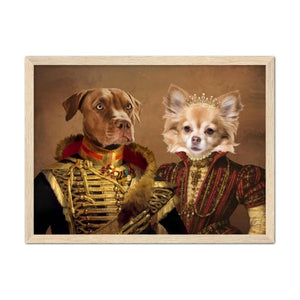 The Betrothed: Custom Pet Portrait - Paw & Glory - Dog Portraits - Pet Portraits