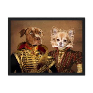 The Betrothed: Custom Pet Portrait - Paw & Glory - Dog Portraits - Pet Portraits