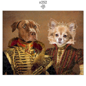 The Betrothed: Custom Pet Puzzle - Paw & Glory - Dog Portraits - Pet Portraits