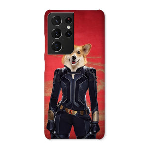 The Black Widow: Custom Pet Phone Case - Paw & Glory - Dog Portraits - Pet Portraits