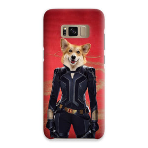 The Black Widow: Custom Pet Phone Case - Paw & Glory - Dog Portraits - Pet Portraits