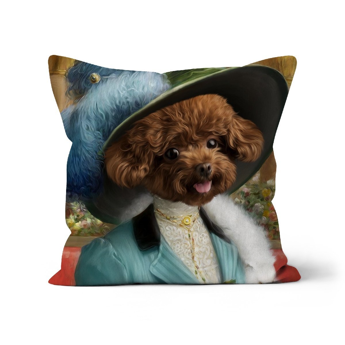 The Bluebell: Custom Pet Pillow - Paw & Glory - Dog Portraits - Pet Portraits