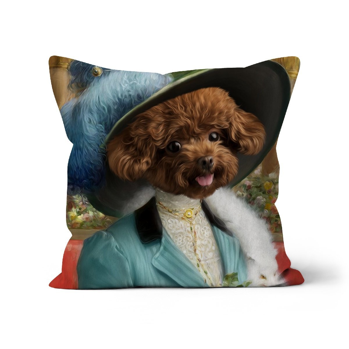 The Bluebell: Custom Pet Pillow - Paw & Glory - Dog Portraits - Pet Portraits