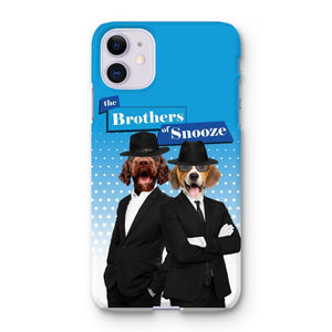 The Blues Brothers: Custom Pet Phone Case - Paw & Glory - Dog Portraits - Pet Portraits