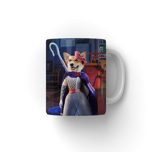 The Bo Peep (Toy Story Inspired): Custom Pet Coffee Mug - Paw & Glory - Dog Portraits - Pet Portraits