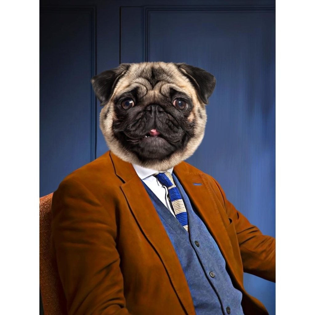 The Boicey (Only Fools & Horses Inspired): Custom Digital Download Pet Portrait - Paw & Glory - Dog Portraits - Pet Portraits