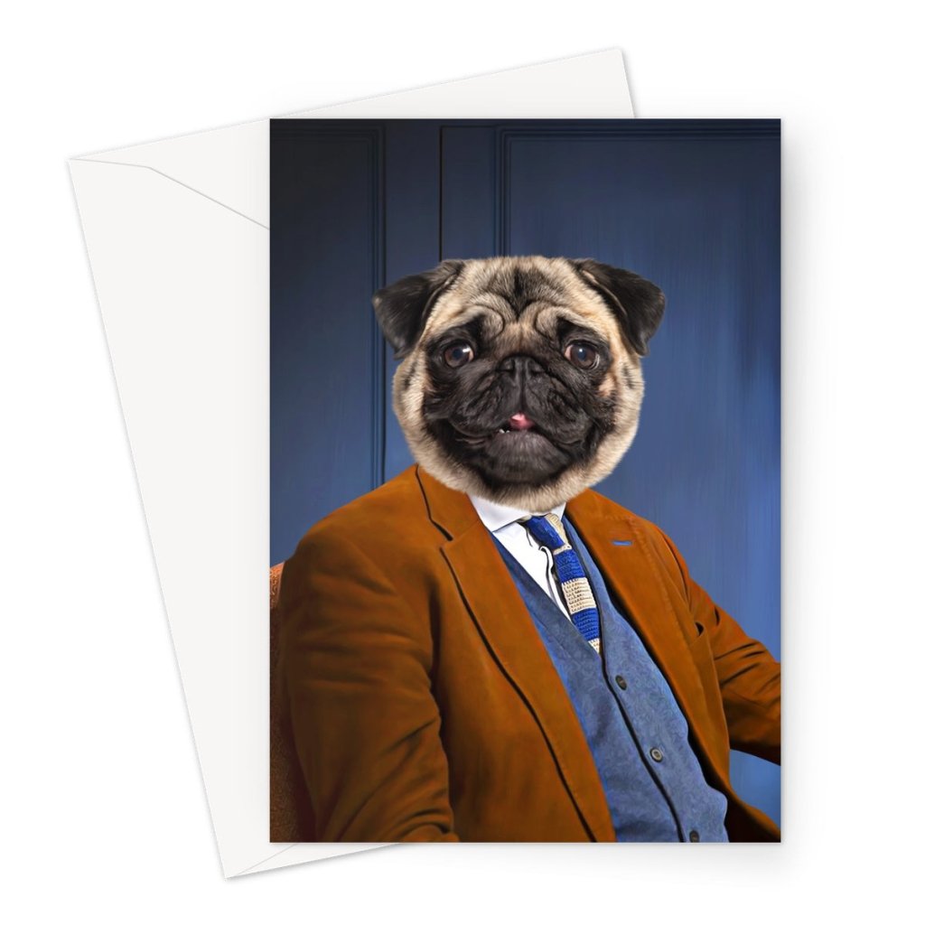 The Boicey (Only Fools & Horses Inspired): Custom Pet Greeting Card - Paw & Glory - Dog Portraits - Pet Portraits