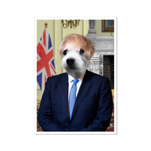 The Boris (Boris Johnson Inspired): Custom Pet Poster - Paw & Glory - Dog Portraits - Pet Portraits