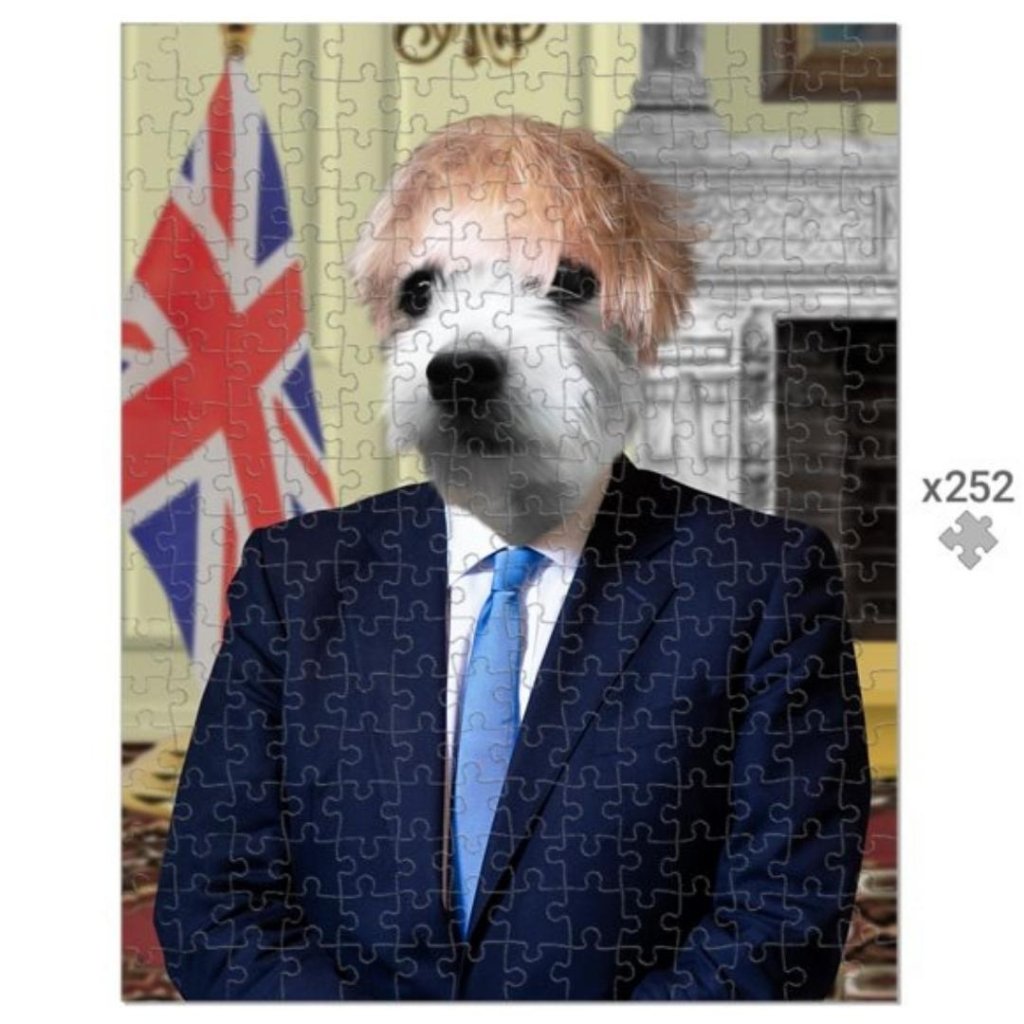 The Boris (Boris Johnson Inspired): Custom Pet Puzzle - Paw & Glory - Dog Portraits - Pet Portraits