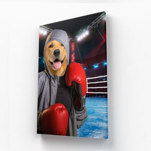 The Boxer: Custom Pet Canvas - Paw & Glory - Dog Portraits - Pet Portraits