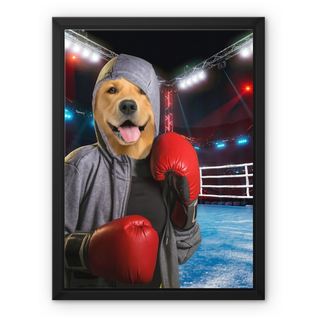 The Boxer: Custom Pet Canvas - Paw & Glory - Dog Portraits - Pet Portraits