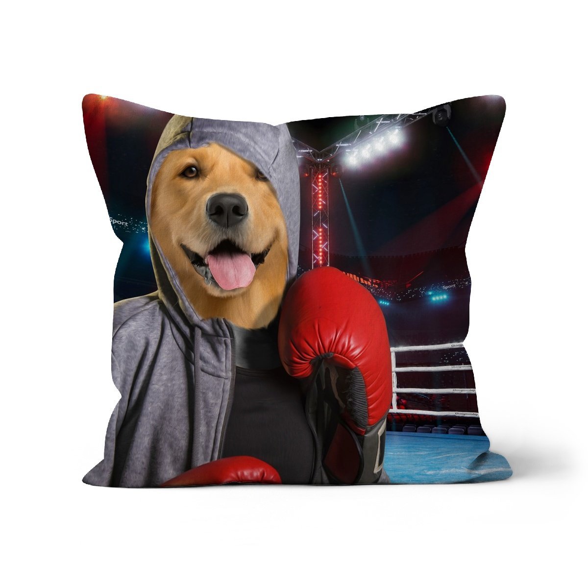 The Boxer: Custom Pet Pillow - Paw & Glory - Dog Portraits - Pet Portraits