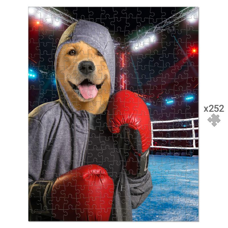 The Boxer: Custom Pet Puzzle - Paw & Glory - Dog Portraits - Pet Portraits