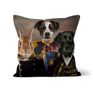 The Brigade: Custom Pet Pillow - Paw & Glory - Dog Portraits - Pet Portraits