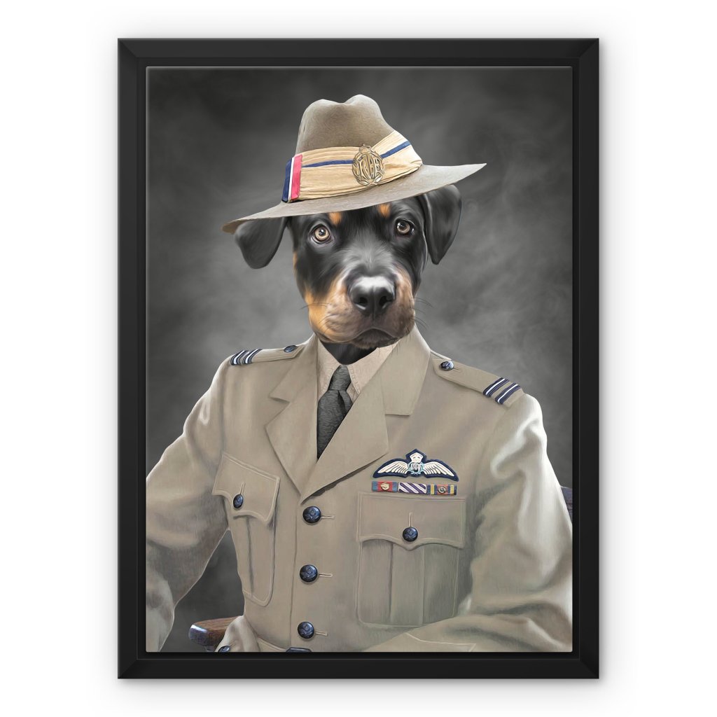 The Brigadier: Custom Pet Canvas - Paw & Glory - Dog Portraits - Pet Portraits