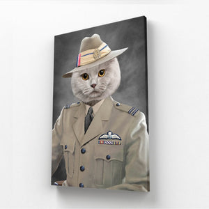 The Brigadier: Custom Pet Canvas - Paw & Glory - Dog Portraits - Pet Portraits